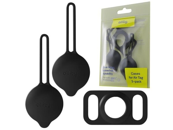 Pouzdro ALLITY ASA-300 pro Apple AirTag Black 3ks