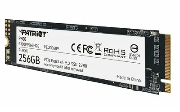 Rozbaleno - Patriot P300 256GB / M.2 2280 / SSD / IOPS: 290K 260K / M.2 PCIe 3.0 / rozbaleno (P300P256GM28.Rozbaleno)