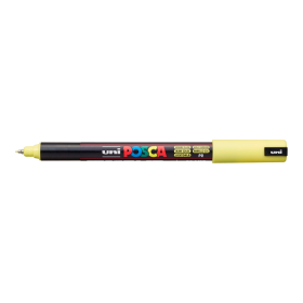 Popisovač Posca PC-1MR, 0,7 mm, pastelově žlutá