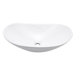 Umyvadlo na desku SAT Infinitio 61,5x36 cm bez otvoru pro baterii SATINF61536 SATINF61536