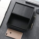 Stínící box z luxusní PU kůže pro 5+ mobilních telefonů - 210 x 130 x 70mm