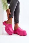 Dámské Žabky Na Masivní Podrážce Big Star NN274019 Fuksja 37