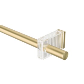 Zlatá roztažitelná garnýž 107-305 cm Umbra FLUTE