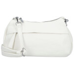 Stylová dámská koženková crossbody kabelka Foppa, bílá