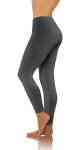 Dlouhé legíny LEG_01 LONG grafitové - Sesto Senso 3XL
