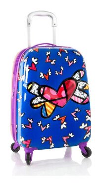 Heys Tween Spinner Flying Hearts Purple 39 L HEYS-16152-6935-20