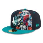 New Era Pánská kšiltovka Seattle Mariners MLB 2025 Players' Weekend Authentic 59FIFTY Fitted Velikost: 7 1/4