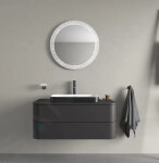 DURAVIT - Happy D.2 Plus Umyvadlová mísa zápustná, 600x400 mm, bez přepadu, WonderGliss, bílá/antracit mat 23596061001