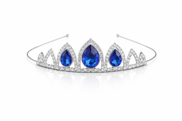 Dortisimo Nejedlá dekorace Korunka s modrými kameny