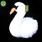 Plyšový pták labuť sedící 23cm ECO-FRIENDLY
