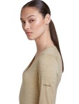 Dámské merino triko dlouhý rukáv ICEBREAKER Wmns Merino 200 Oasis LS V Neck, Bay Heather velikost: M