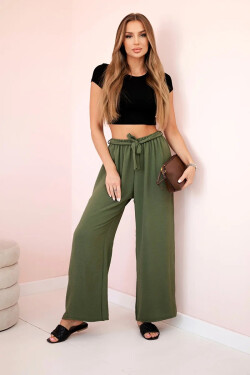 Dámské kalhoty 5878 khaki - Kesi UNI
