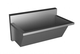SANELA - Nerezové žlaby Nerezový mycí žlab lékařský, délka 2250 mm, ocel AISI 304 SLUN 56