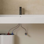 KLUDI - X1 Umyvadlová baterie s výpustí, matná černá 322763975