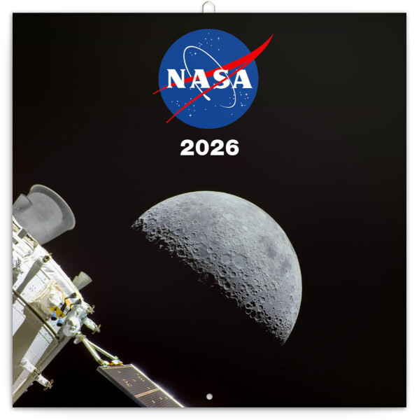 Kalendář 2026 poznámkový: NASA 30 x 30 cm