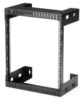 StarTech 12U nástěnný rozváděč černá / Nástěnný rozváděč / 504×641×305 mm / nosnost 90 kg (RK12WALLO)
