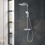 GROHE - Rainshower SmartActive Cube Sprchový set 310 s termostatem, 3 proudy, chrom 26649000