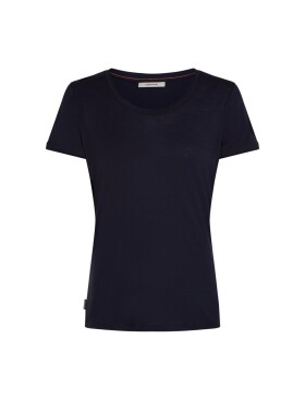 Dámské merino tričko s krátkým rukávem ICEBREAKER Wmns 150 Tech Lite SS Scoop Tee, Midnight Navy velikost: L