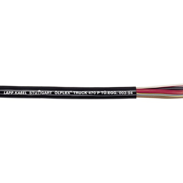 LAPP ÖLFLEX® TRUCK 470 P 7027020/100 kabel pro automotive 2 x 1.5 mm², 100 m, černá