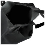 Trendy dámská koženková kabelka na rameno Karix, černá