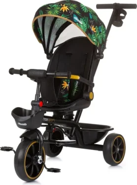 CHIPOLINO Tříkolka se stříškou Max Sport 2v1 Jungle (TRKMS02405JU)
