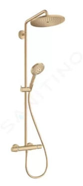 HANSGROHE - Croma Select S Sprchový set Showerpipe 280 s termostatem, kartáčovaný bronz 26890140