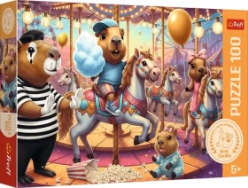 TREFL Puzzle Kapybary na dovolené