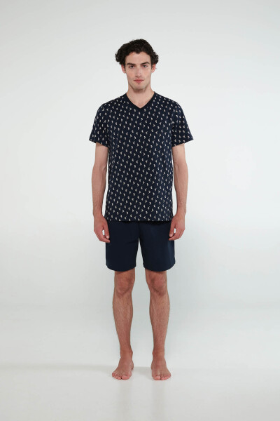 Vamp - Pyžamo s krátkými rukávy 20632 - Vamp blue salute xxl
