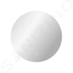 Kielle Zrcadlo s LED osvětlením a vyhříváním, průměr 80 cm 50324061