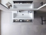 DURAVIT - L-Cube Umyvadlová skříňka 55x122x48 cm, 2 zásuvky, bílá mat LC624301818