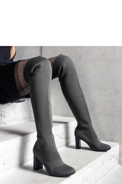 Kozačky na podpatku model 205778 Solea 37