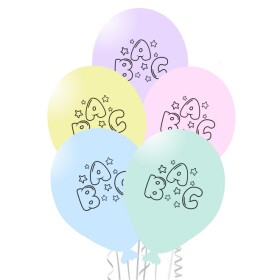 Balónky abeceda písmena 5 ks Balónky abeceda písmena 5 ks