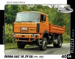 RETRO-AUTA Puzzle TRUCK č.23 ŠKODA Liaz 18.29 XA (1994-2002)