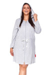 Dámský župan 1008 grey plus - Doctornap šedá 3XL