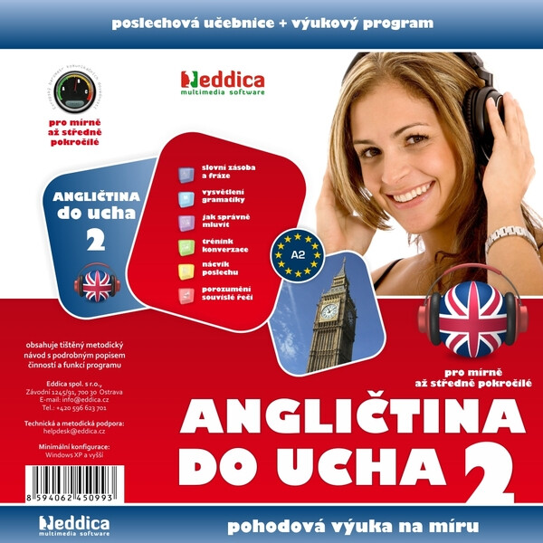 Angličtina do ucha 2 - mírně pokročilí - Eddica