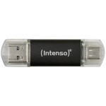 Intenso Twist Line USB flash disk 128 GB antracitová 3539491 USB-A, USB-C®, USB 3.1