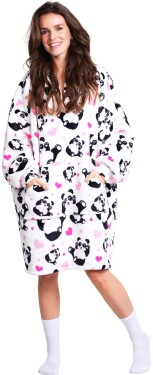 Cozy Noxxiez mikinová deka pro teenagery a dospělé - Panda