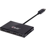 Renkforce RF-5234038 USB-C® / HDMI kabelový adaptér [1x USB-C® zástrčka - 1x HDMI zásuvka] černá stínění pletivem 0.15 m