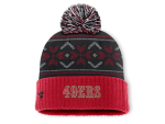 Fanatics Pánská zimní čepice San Francisco 49ers NFL Snowday Cuffed Knit Hat with Pom