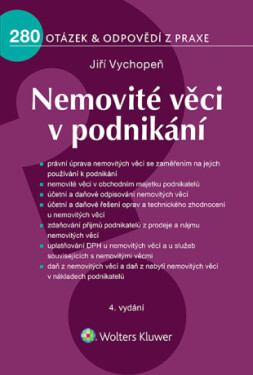 Nemovité věci v podnikání - 4. vydání - Jiří Vychopeň - e-kniha