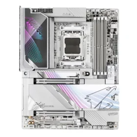GIGABYTE X870E AORUS MASTER X3D ICE / Základní deska / AMD X870E / AM5 / DDR5 / Wi-Fi 7 / 5x M.2 / 10G LAN / ATX (X870E A MASTER X ICE)