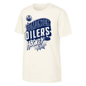 Outerstuff Dětské tričko Edmonton Oilers NHL Action Comics Ss Tee Velikost: Dětské M (9 - 11 let)