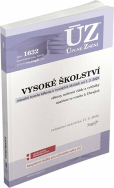 ÚZ č. 1632 - Vysoké školství