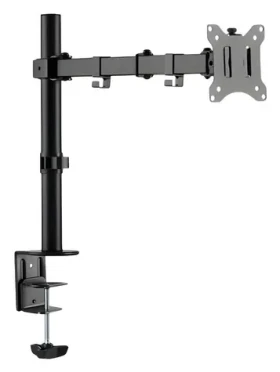 DIGITUS univerzální svorkový držák monitoru 15" - 32" / Držák monitoru / VESA 75-100 mm / nosnost 8 kg / černá (DA-90399)