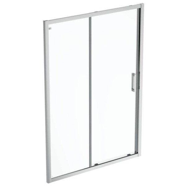 IDEAL STANDARD - Connect 2 Posuvné sprchové dveře, dvoudílné, 120 cm, silver bright/čiré sklo K9277EO