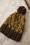 Milano fleecová čepice K203 yellow melange+brown UNI