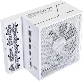 Lian Li EDGE EG1300 80 PLUS Platinum bílá / ATX 3.1 / 1300W / 80PLUS Platinum / Aktivní PFC / modulární (EG1300 WHITE)