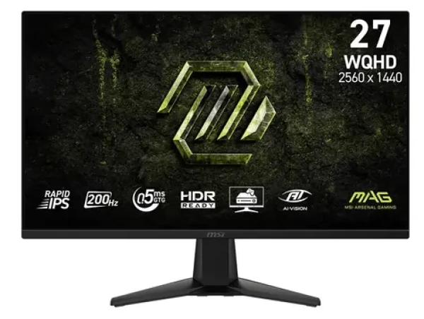 27" MSI MAG 275QF E20 černá / Herní monitor / QHD / IPS / 200Hz / 0,5ms / HDMI+DP / VESA (MAG 275QF E20)