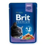 Brit cat adult S treskou v omáčce 100 g