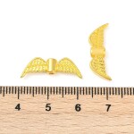 Kovová andělská křídla - zlatá - 7,5 x 21,5 x 3 mm - 1 ks